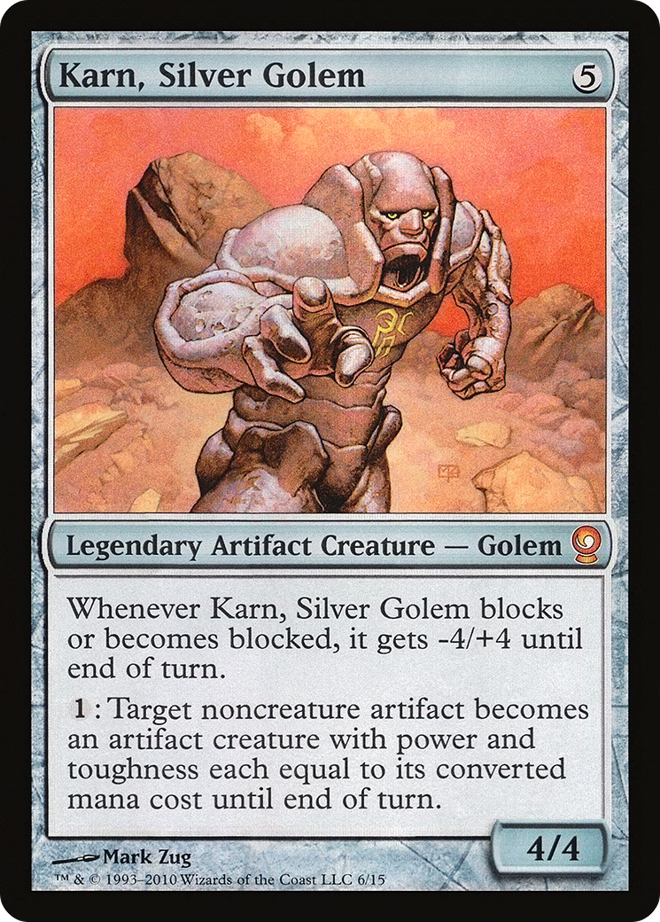 Karn, Silver Golem (V10-) - From the Vault: Relics Foil