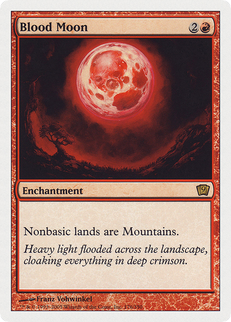 Blood Moon (9ED-176) - 9th Edition