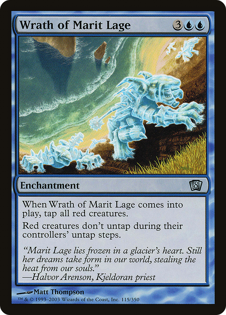 Wrath of Marit Lage (8ED-115) - 8th Edition