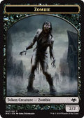 Zombie // Emblem - Serra the Benevolent Double-Sided Token (MH1-7 // 20) - Modern Horizons