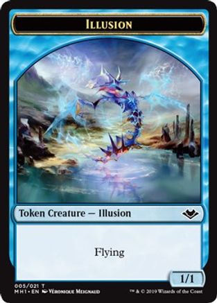 Illusion // Marit Lage Double-Sided Token (MH1-5 // 6) - Modern Horizons