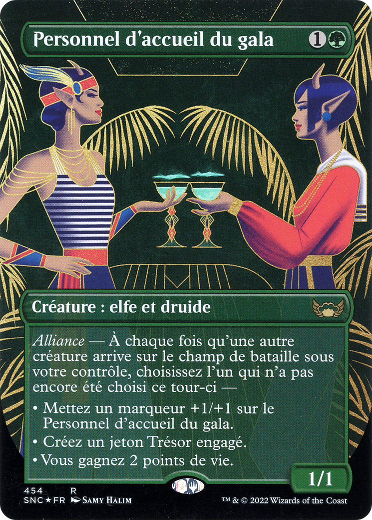 Gala Greeters (French) (UMP-454) - Streets of New Capenna (Borderless) Foil