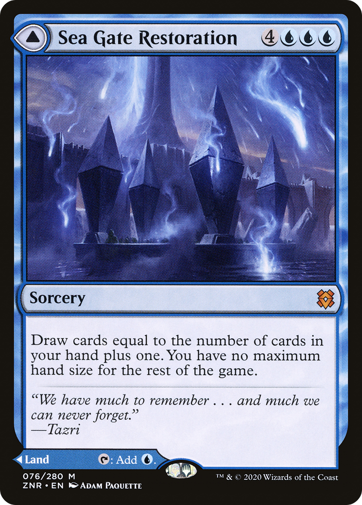 Sea Gate Restoration (ZNR-076) - Zendikar Rising