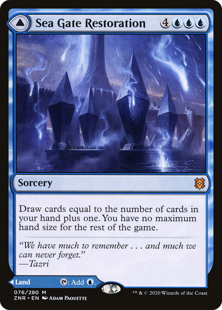 Sea Gate Restoration (ZNR-076) - Zendikar Rising Foil