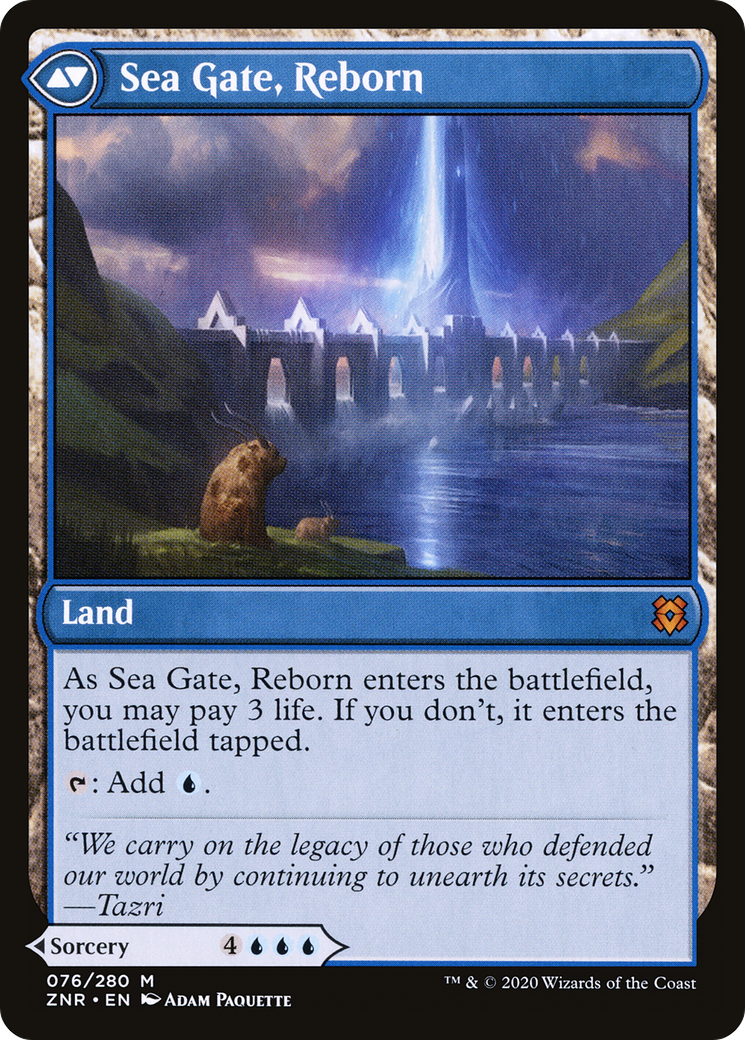 Sea Gate Restoration (ZNR-076) - Zendikar Rising Foil