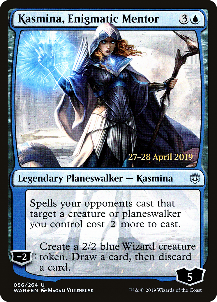 Kasmina, Enigmatic Mentor (PRE-56S) - War of the Spark Promos Foil