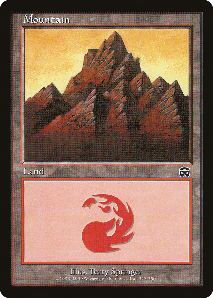 Mountain (343) (MMQ-343) - Mercadian Masques Foil