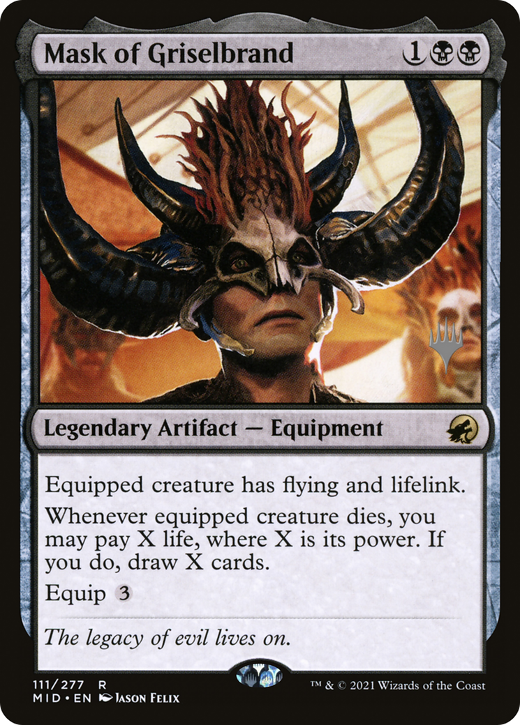 Mask of Griselbrand (PPMID-111) - Innistrad: Midnight Hunt Promos Foil