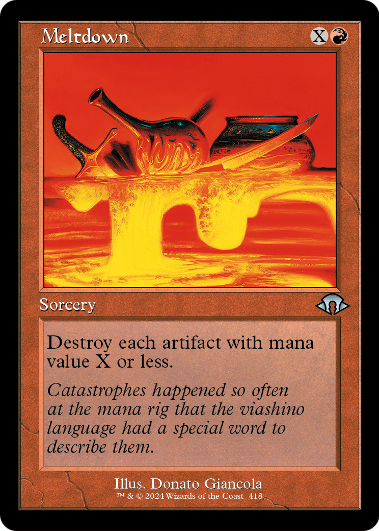 Meltdown (Retro Frame) (MH3-418) - Modern Horizons 3 Foil