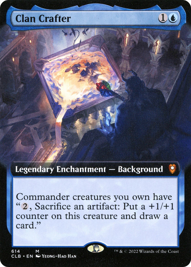 Clan Crafter (Extended Art) (CLB-614) - Commander Legends: Battle for Baldur's Gate: (Extended Art)
