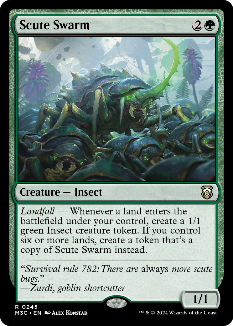Scute Swarm (M3C-245) - Modern Horizons 3 Commander