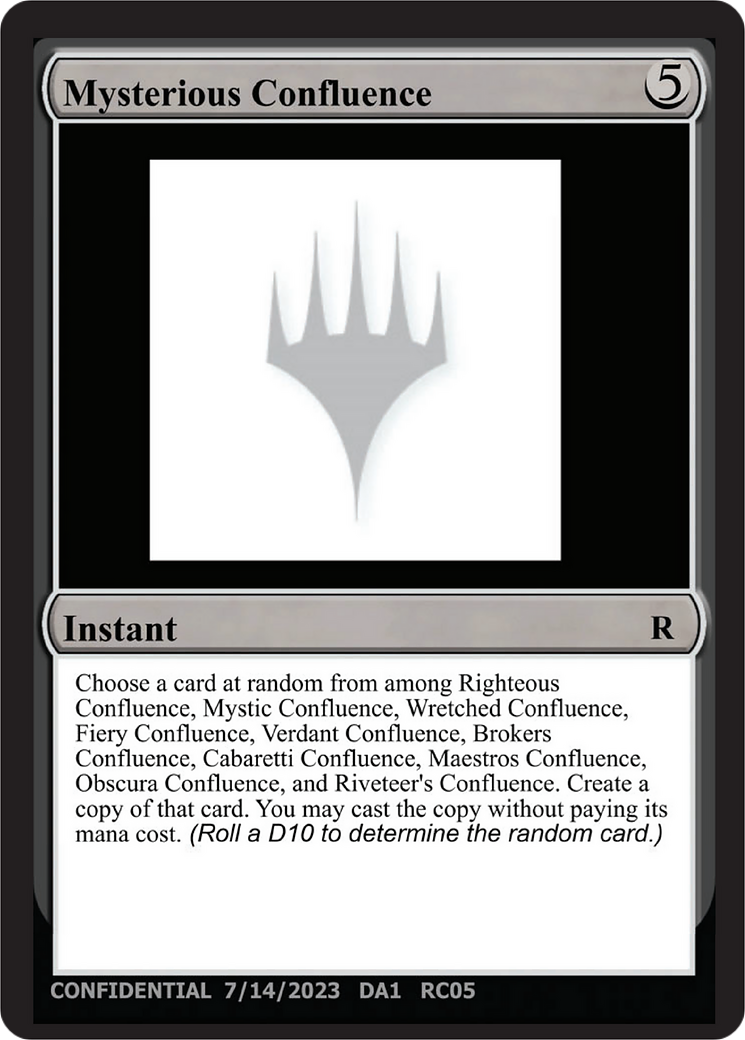 Mysterious Confluence (UNK-) - Unknown Event