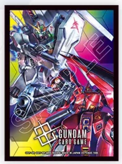 Gundam CG: Official Card Sleeves 02 - Nu Gundam VS Sazabi