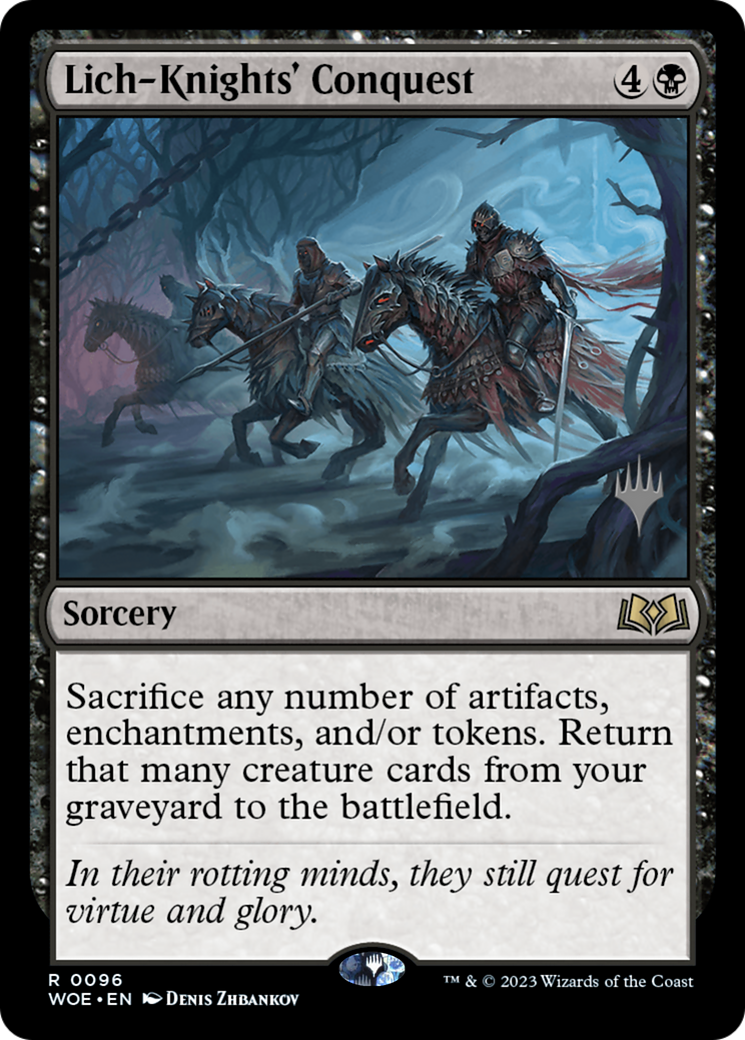 Lich-Knights' Conquest (PPWOE-096) - Wilds of Eldraine Promos
