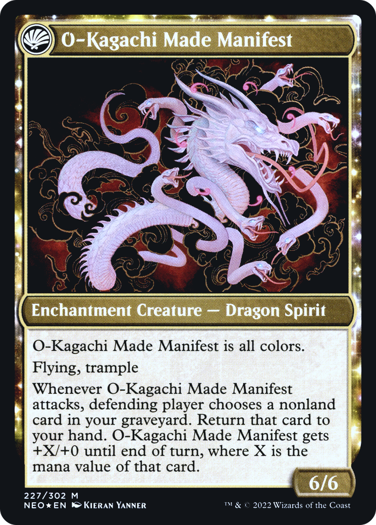 The Kami War (PRE-227) - Kamigawa: Neon Dynasty Promos: (fandfc, enchantment) Foil