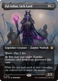 Zul Ashur, Lich Lord (Borderless) (FDN-326) - Foundations Foil