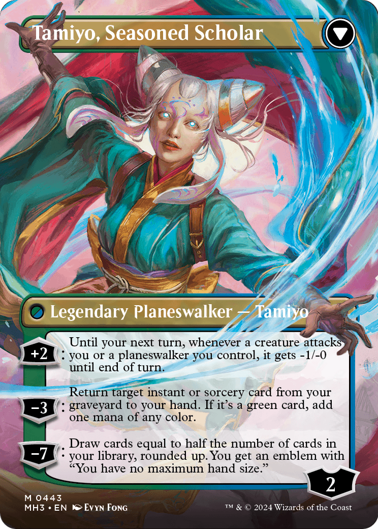 Tamiyo, Inquisitive Student (Borderless) (MH3-443) - Modern Horizons 3 Foil