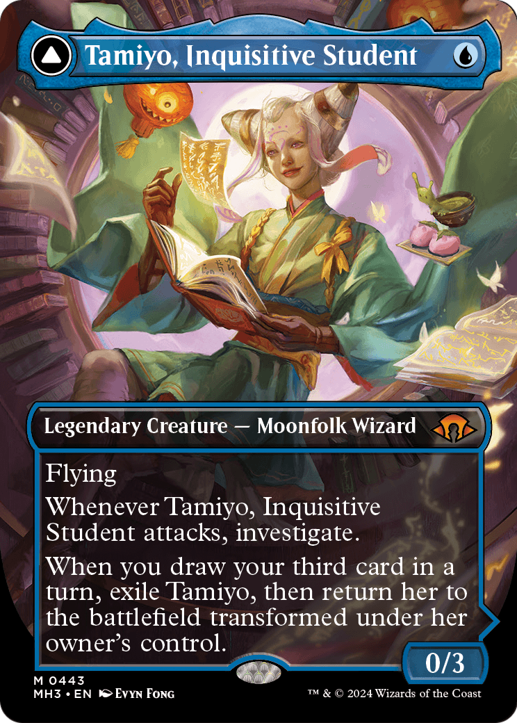 Tamiyo, Inquisitive Student (Borderless) (MH3-443) - Modern Horizons 3 Foil