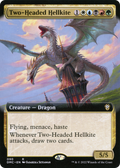 Two-Headed Hellkite (Extended Art) (DMC-090) - Dominaria United Commander: (Extended Art)