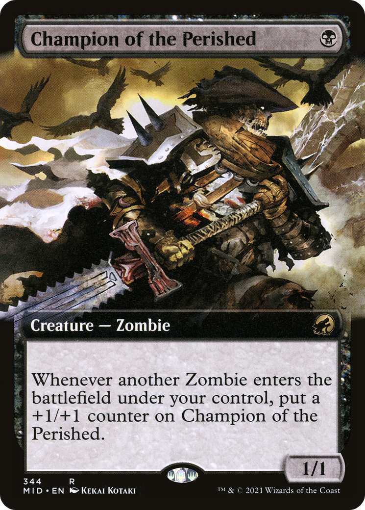 Champion of the Perished (Extended Art) (MID-344) - Innistrad: Midnight Hunt: (Extended Art) Foil
