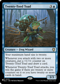 Twenty-Toed Toad (LIST-BLC-16) - The List