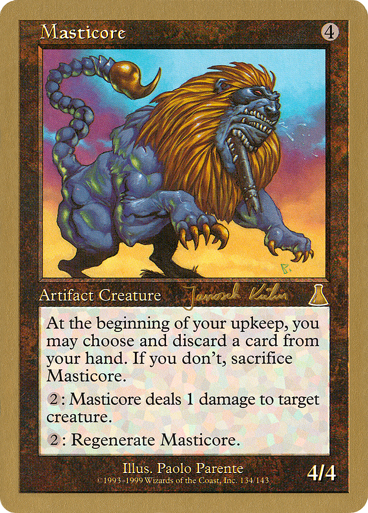 Masticore - 2000 Janosch Kuhn (UDS) (WCD-) - World Championship Decks 2000