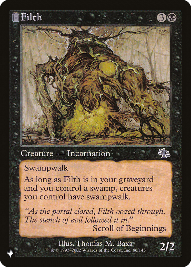 Filth (LIST-JUD-66) - The List: (tombstone)