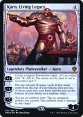 Karn, Living Legacy (PRE-001) - Dominaria United Promos Foil