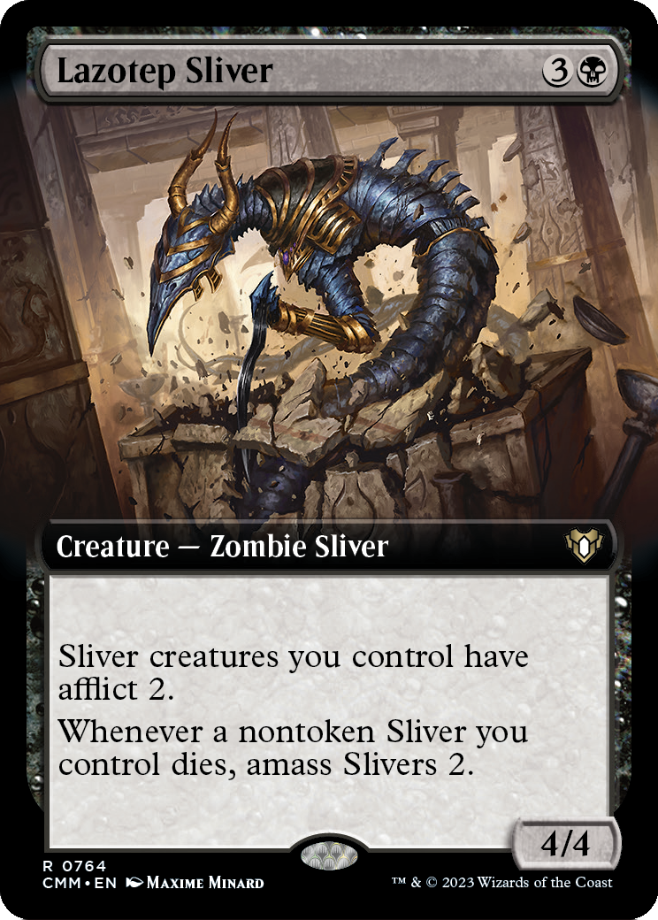 Lazotep Sliver (Extended Art) (CMM-764) - Commander Masters: (Extended Art)