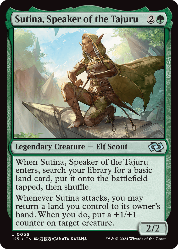 Sutina, Speaker of the Tajuru (Anime) (J25-056) - Foundations Jumpstart