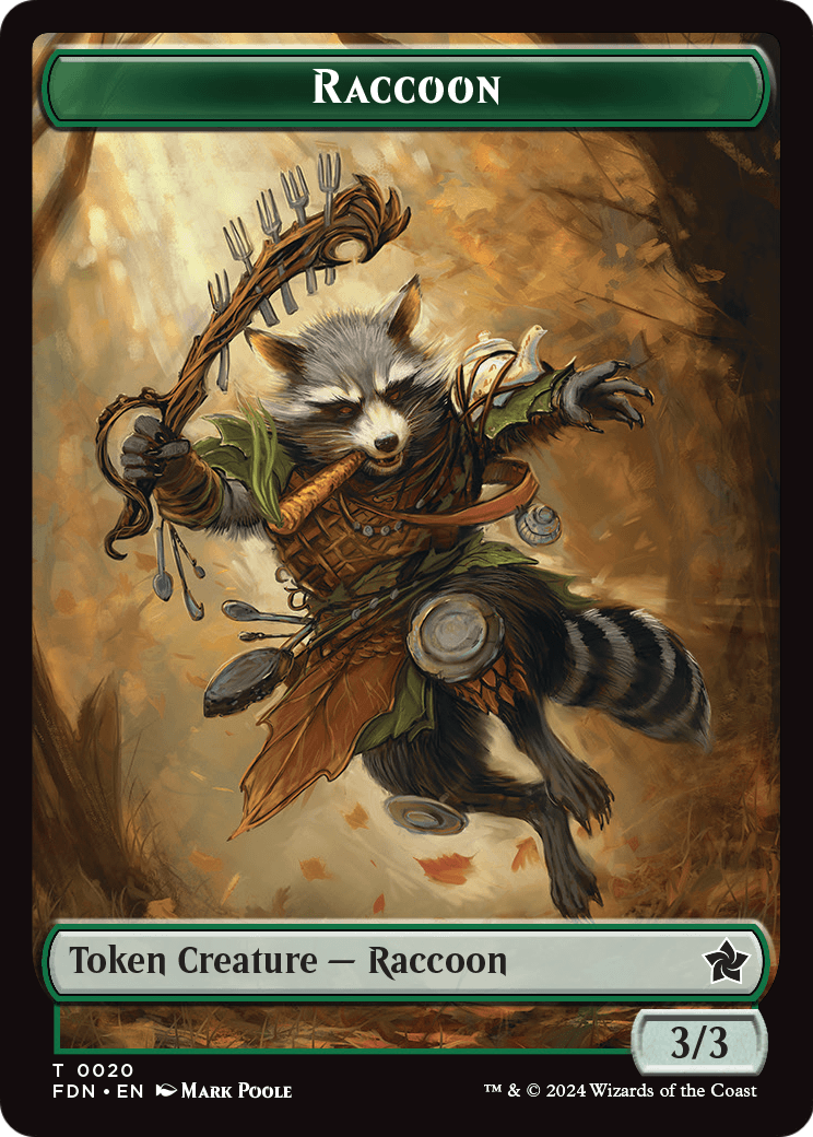 Raccoon (TFDN-020) - Foundations Tokens