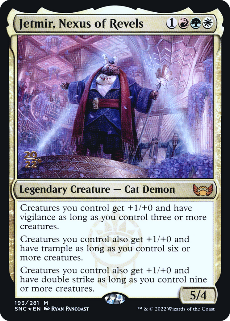 Jetmir, Nexus of Revels (PRE-193) - Streets of New Capenna Promos Foil