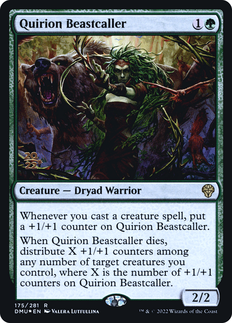Quirion Beastcaller (PRE-175) - Dominaria United Promos Foil