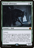 Primal Adversary (PPMID-194) - Innistrad: Midnight Hunt Promos Foil