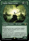 Legolas, Master Archer (Showcase) (Surge Foil) (LTR-805) - The Lord of the Rings: Tales of Middle-earth: (Showcase) (Borderless) Foil