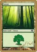 Forest (348) - 2003 Daniel Zink (8ED) (WCD-) - World Championship Decks 2003