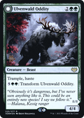 Ulvenwald Oddity (PRE-225) - Innistrad: Crimson Vow Promos: (Double Faced Transform) Foil
