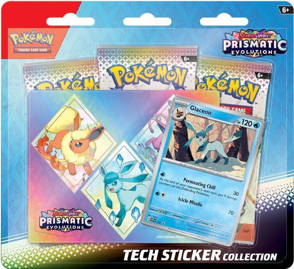 Pokemon TCG: Prismatic Evolutions Tech Sticker Collection