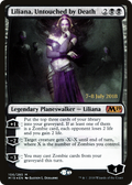 Liliana, Untouched by Death (PRE-106S) - Core Set 2019 Promos Foil