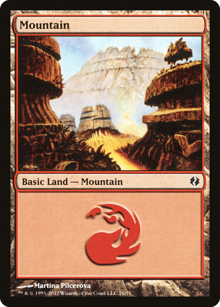 Mountain (76) (DDI-076) - Duel Decks: Venser vs. Koth