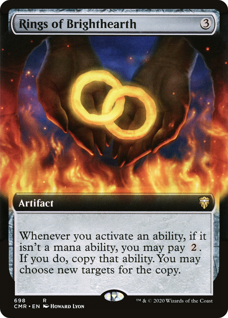 Rings of Brighthearth (Extended Art) (CMR-698) - Commander Legends: (Extended Art)