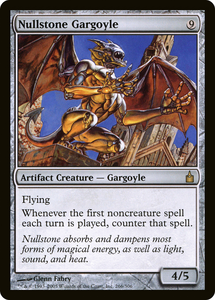 Nullstone Gargoyle (RAV-266) - Ravnica: City of Guilds Foil