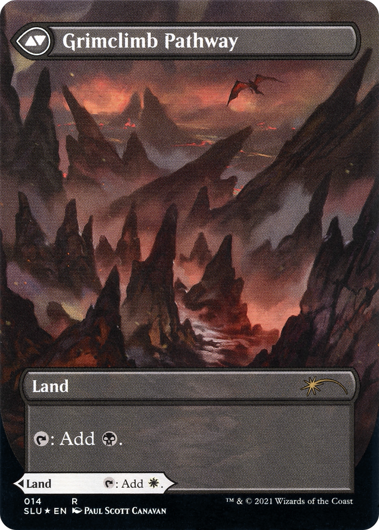 Brightclimb Pathway (Borderless) (SLU-014) - Secret Lair: Ultimate Edition: (Showcase) (Borderless) Foil