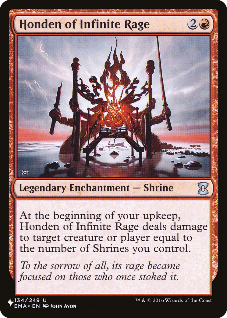 Honden of Infinite Rage (LIST-EMA-134) - The List