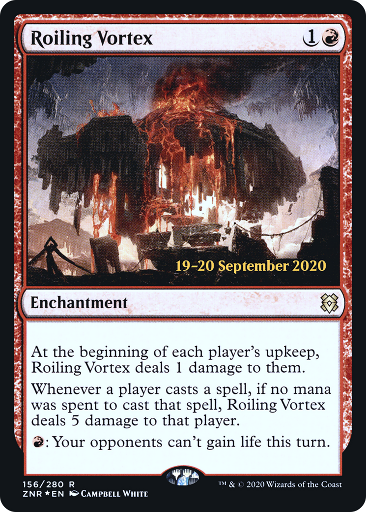 Roiling Vortex (PRE-156S) - Zendikar Rising Promos Foil