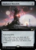 Darksteel Monolith (Extended Art) (CMM-778) - Commander Masters: (Extended Art) Foil