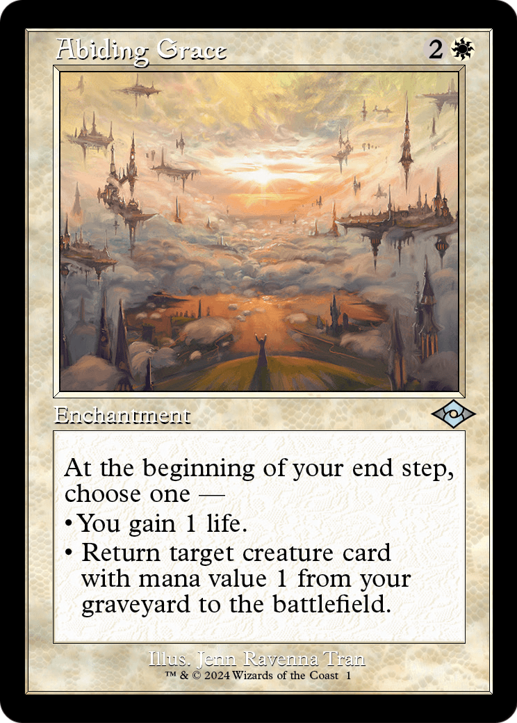 Abiding Grace (Retro Frame) (MH2-001) - Modern Horizons 2 Timeshifts