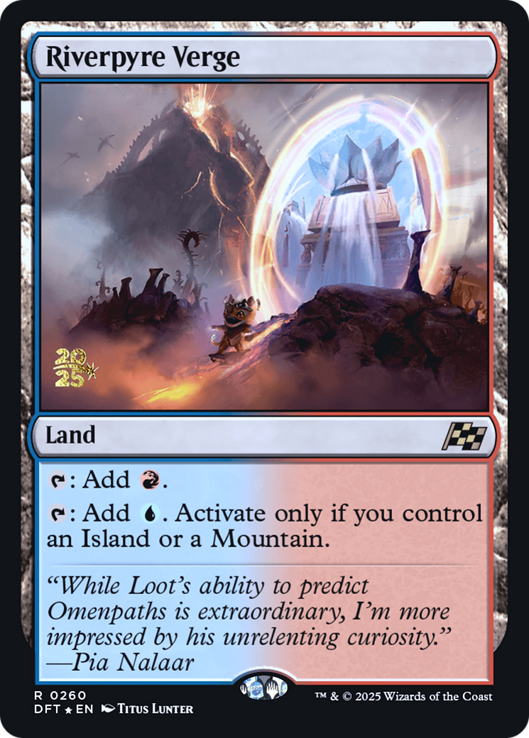 Riverpyre Verge (PRE-260) - Prerelease Cards Foil