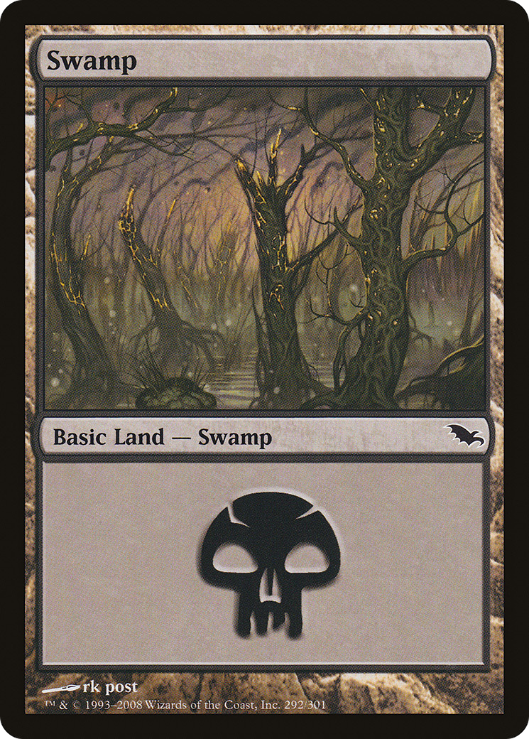 Swamp (292) (SHM-292) - Shadowmoor Foil