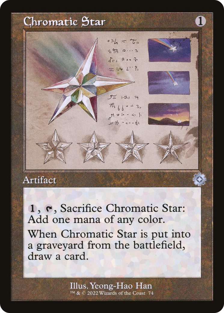 Chromatic Star (Schematic) (BRR-074) - The Brothers' War Retro Artifacts Foil